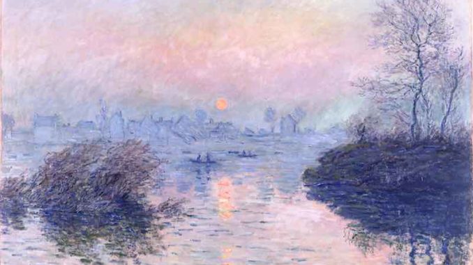 Claude Monet, Couchant Sur la Seine, Effet d’Hiver, 1880